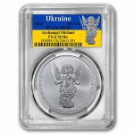 2026 Ukraine 1 oz Silver Archangel Michael MS-70 PCGS (FS)