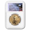 2026-W 1 oz Burnished Gold Eagle Dual Date MS-70 NGC (FDI, 40th)