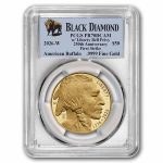 2026-W 1 oz Proof Gold Buffalo Dual Date PR-70 PCGS (FS, Black)