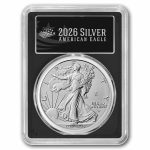 2026-W Burnished Silver Eagle SP-70 PCGS (FDI, Black, Enhanced)