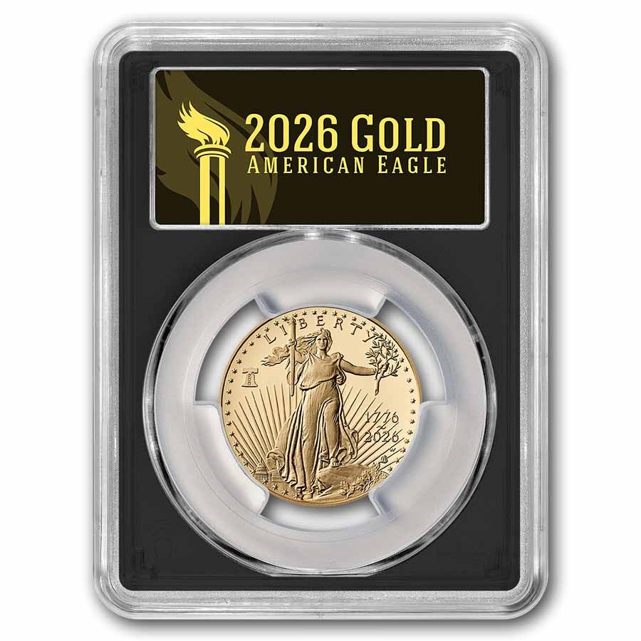 2026-W Proof 1/2 oz Gold Eagle Dual Date PR-70 PCGS (FDI, Black)
