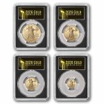 2026-W Proof Gold Eagle Set - Dual Date PR-70 PCGS (FDI, Black)