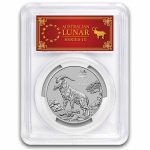 2027 AUS 1 oz Platinum Lunar Goat MS-70 PCGS (FDI, Red Label)