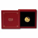 2027 Australia 1/10 oz Gold Lunar Goat Proof (w/Box & COA)