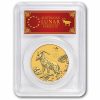 2027 Australia 1 oz Gold Lunar Goat MS-70 PCGS (FDI, Red Label)