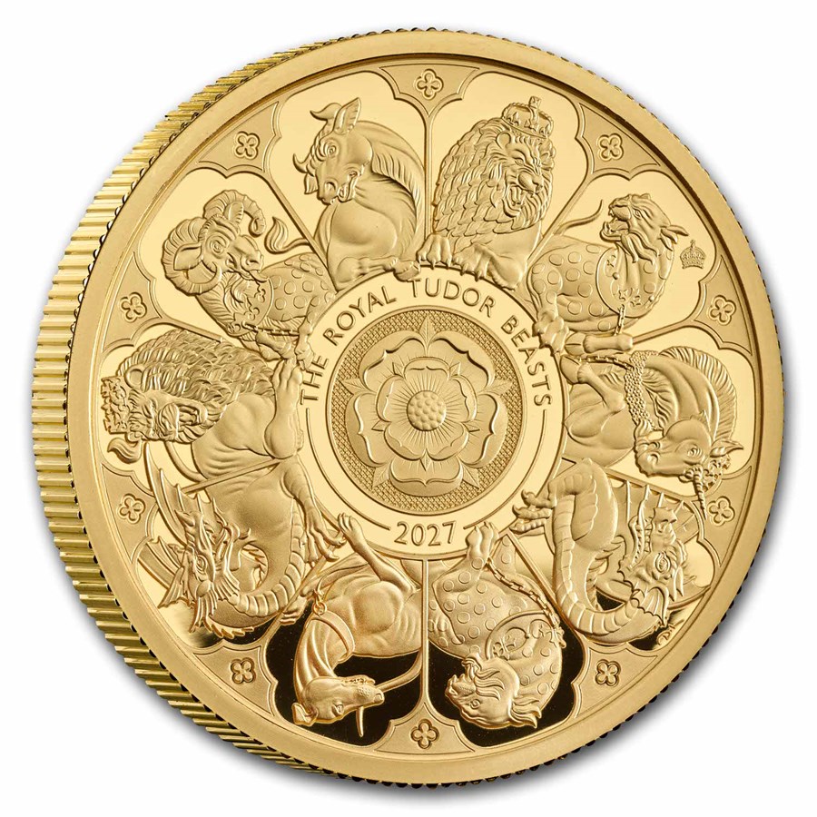 2027 GB Royal Tudor Beasts The Completer 1 oz Gold Proof Coin