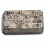 24.81 oz Silver Bar - Omega Refining