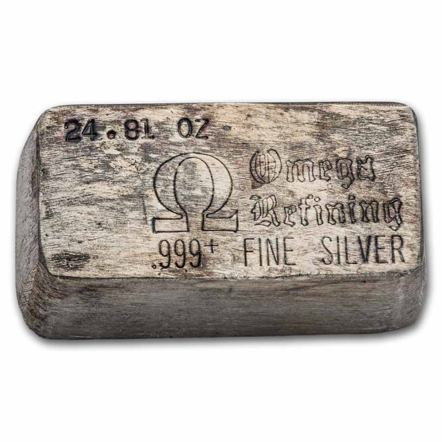 24.81 oz Silver Bar - Omega Refining