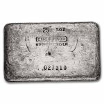 25 oz Silver Bar - Engelhard (3rd Series, Small T.OZ)