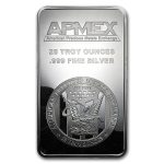25 oz Silver Bar - Secondary Market