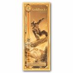 25 Utah Goldback - Aurum Gold Foil Note 24k (New Design)