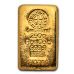 250 gram Gold Bar - Argor-Heraeus (Cast)