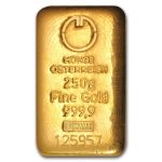 250 gram Gold Bar - Austrian Mint (Cast)