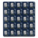 25x1 gram Platinum Bar - PAMP Suisse Multigram+25 (In Assay)