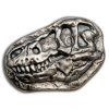 3 oz Hand Poured Silver - MPM (T-Rex Fossil, w/Wooden Crate)