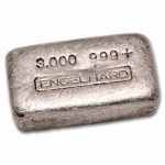 3 oz Silver Bar - Engelhard (Vintage, Serial Absent)