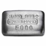 3 oz Silver Cast Bar - Engelhard Revived