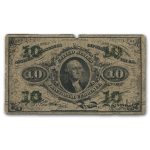 3rd Issue Fractional Currency 10 Cents Fine (Fr#1255)