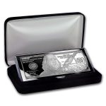 4 oz Silver Bar - 2018 $100 Bill (w/Box & COA)