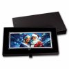 4 oz Silver Colorized Bar - Patriotic Santa & Mrs. Claus Estate