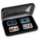 4 x 1 oz Silver Bar American Revolution Masterpiece Collector Set