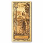 5 California Goldback - Aurum Gold Foil Note (24k)