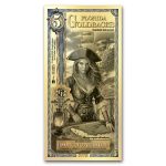 5 Florida Goldback - Aurum Gold Foil Note (24k)