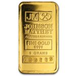 5 gram Gold Bar - Johnson Matthey