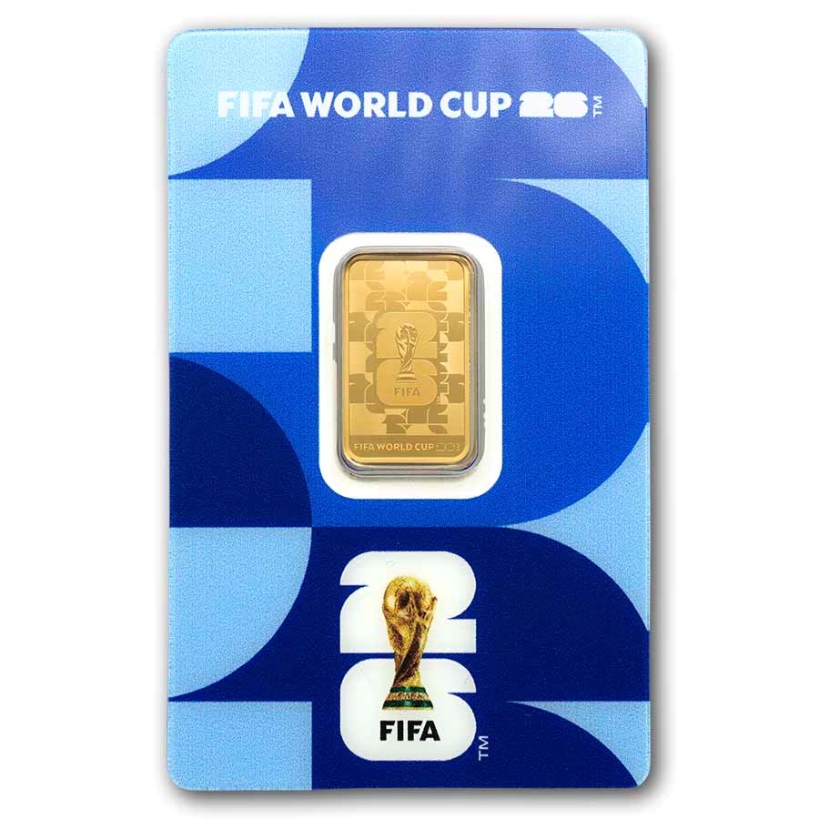 5 gram Gold Bar - PAMP FIFA™ 2026 World Cup (w/ Assay & Sleeve)
