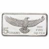 5 gram Hand Poured Silver Bar - MPM Eagle