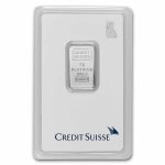 5 gram Platinum Bar - Credit Suisse (New Assay)
