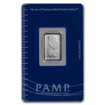 5 gram Platinum Bar - PAMP Suisse Lady Fortuna (In Assay)
