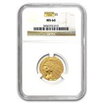 $5 Indian Gold Half Eagle MS-64 NGC (Random Year)