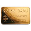 5 oz Gold Bar - Swiss Bank Corporation