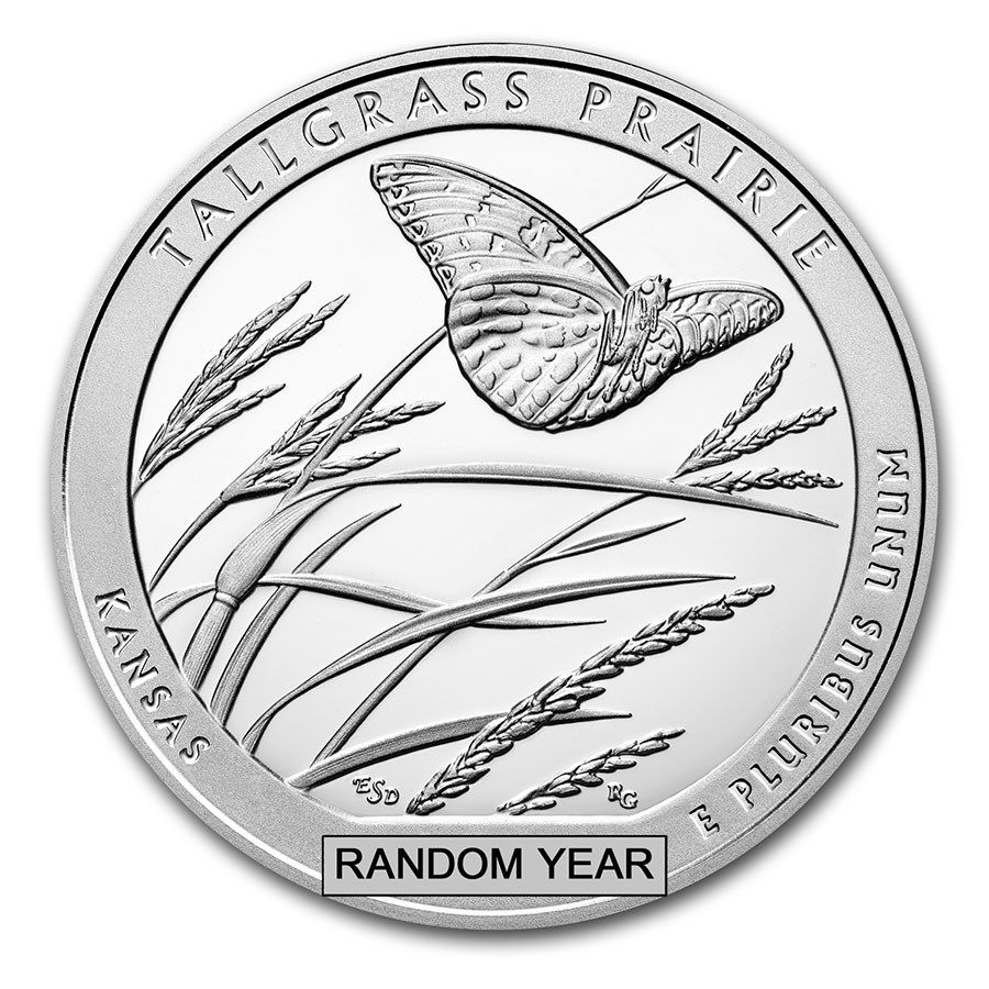 5 oz Silver ATB (Random Year) BU