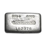 5 oz Silver Bar - Engelhard (Poured/Bull Logo)