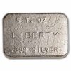 5 oz Silver Bar - Liberty (Square)
