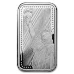 5 oz Silver Bar - Statue of Liberty