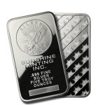 5 oz Silver Bar - Sunshine (Original)
