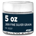 5 oz Silver Grain/Shot .999+ Fine