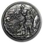 5 oz Silver Ultra High Relief Round - Dragon vs Vikings (w/Box)