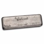 50 oz Silver Bar - Buschemeyer