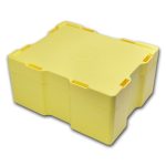 500-Coin 1 oz Silver Maple Leaf Monster Box (Empty, Yellow)