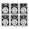 6-Coin 2021 Morgan/Peace Dollar Set MS-70 PCGS (First Day)