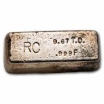 9.70+ oz Silver Bar - Vintage Silver Bar