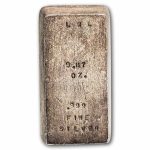 9.87 oz Silver Bar - Vintage LRL