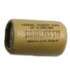 90% Silver 1964 Kennedy Half Dollar 20-Coin Bank Wrapped Roll BU