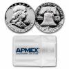 90% Silver Franklin Halves $10 20-Coin Roll Proof