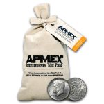 90% Silver Kennedy Half Dollars $50 Face Value Bag (1964)