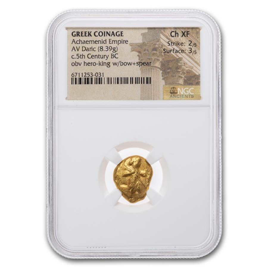 Achaemenid Persia Gold AV Daric (5th Century BC) Ch XF NGC (2/3)